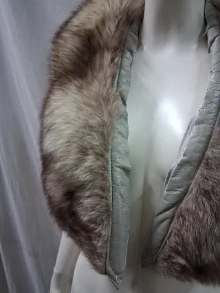 Stola scialle collo vera pelle