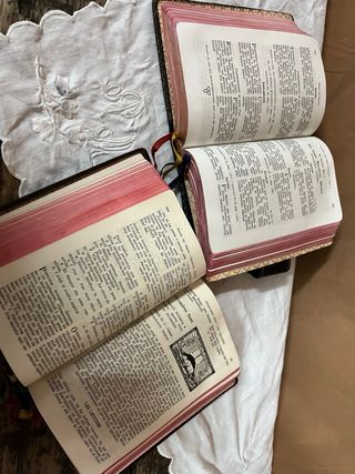 Missal Roma 2 tomos de 1948 y 1951 latín/catalan