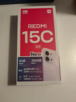 Redmi 15C 5G 8GB RAM 256GB ROM Nuevo