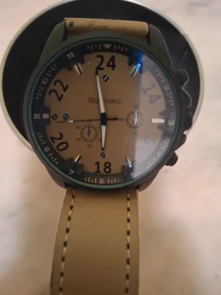 Reloj Romtimes Marrón/Verde Militar