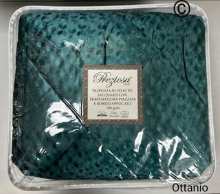 Trapunta velluto jacquard ITALY.TRAP