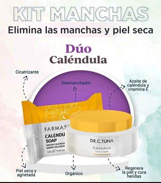 Jabón Dr. C. Tuna Caléndula 125g