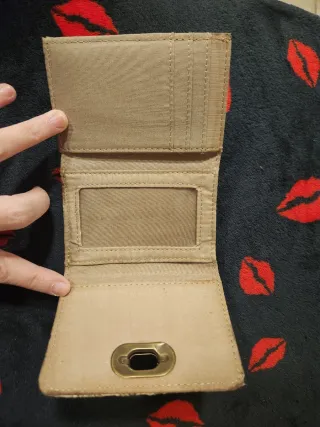 Cartera monedero efecto piel serpiente