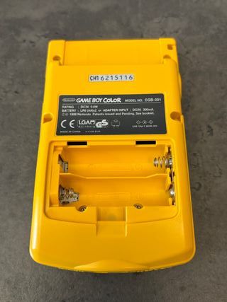 Nintendo game boy color giallo da collezione