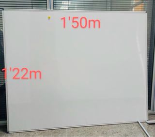 Pizarra blanca 1'50m x 1'22m