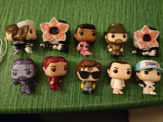 Lote 10 Mini Funkos Stranger Things Kinder Joy
