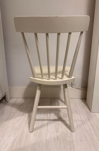 Silla Norraryd Ikea Madera Blanco.