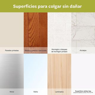 Command Tiras Adhesivas para Colgar Cuadros, 8 Par