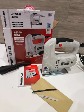 Caladora Powerplus 400W + Sierras Bosch Expert