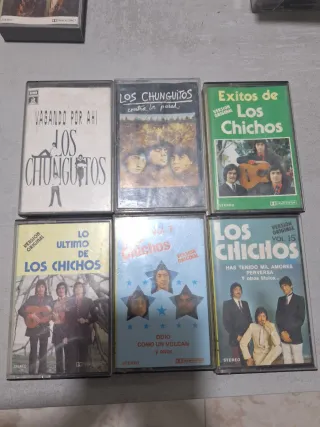 Lote  Cintas Cassette Los Chunguitos y Los Chicho