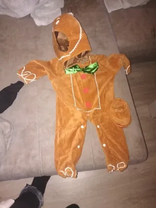 Disfraz Galleta Jengibre Navidad Infantil