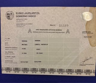 Máquina recreativa COMATEL PHOTOPLAY