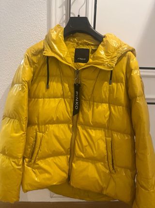 Plumas Pinko amarillo talla 38