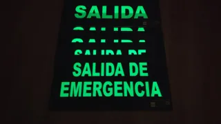 Señalización Salida Emergencia Luminiscente