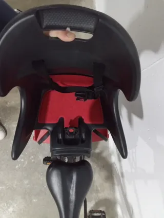 Sillita de transporte para bicicleta.