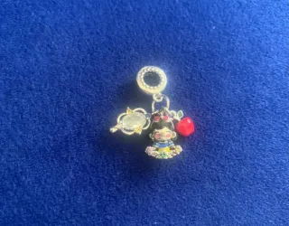 Charm Blancanieves espejo manzana pulsera Pandora
