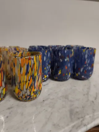 Cristalería de Murano multicolor