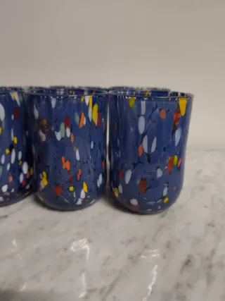 Cristalería de Murano multicolor