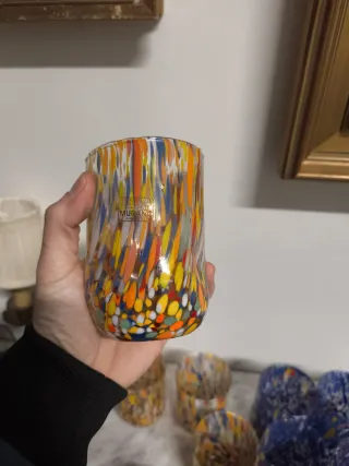 Cristalería de Murano multicolor