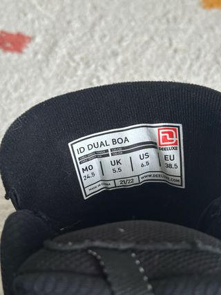 Botas Snowboard Deeluxe ID Dual BOA Talla 24