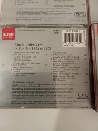 Maria Callas EMI Classics CD