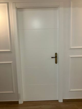 Puerta de interior blanca