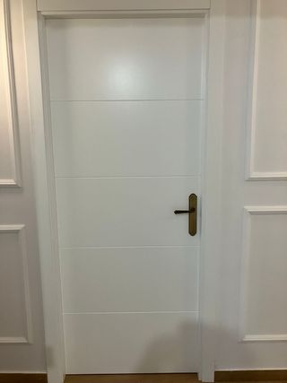 Puerta de interior blanca