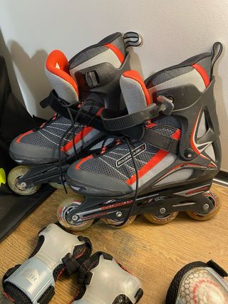 Patines en línea Rollerblade con accesorios