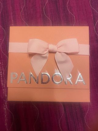 Pulsera Pandora Corazón Brillante Rosa Oro