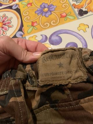 Pantaloni cargo mimetici Replay bimbo 8 anni