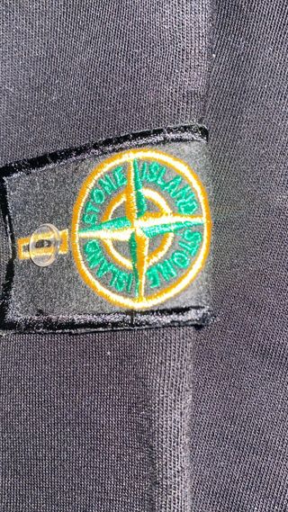 Sudadera Stone Island Negra Hombre