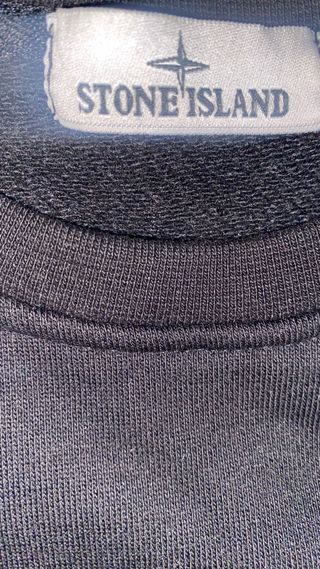 Sudadera Stone Island Negra Hombre