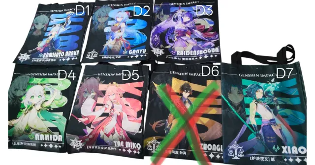 Bolsos de hombro Genshin Impact