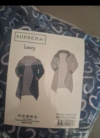 Vestaglia Suprema Luxury Donna Coral