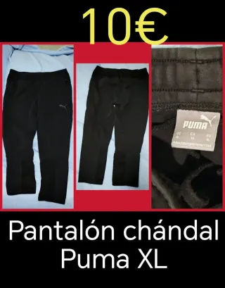 Pantalón chándal Puma XL Negro