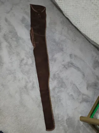 Funda de escopeta de caza de cuero