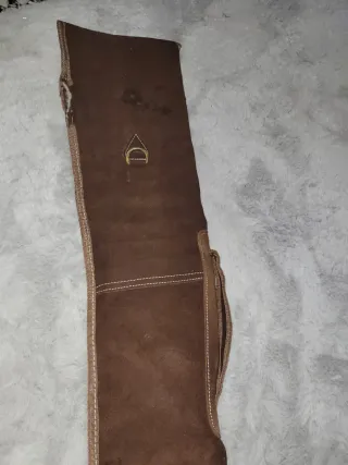 Funda de escopeta de caza de cuero