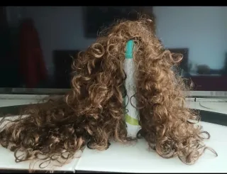 Lote de pelucas negras disfrazes