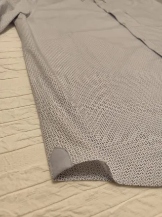 Camisa azul y blanca estampada de Sea Barrier XXL