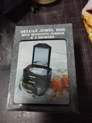 Joyero Deluxe con espejo y cajones