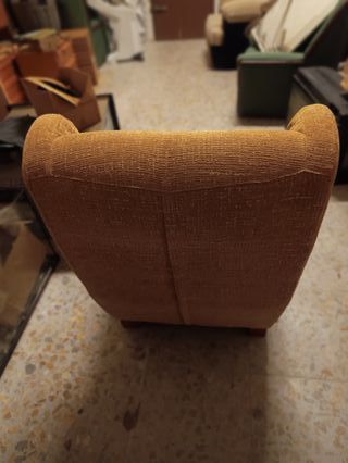 Sillón orejero tela