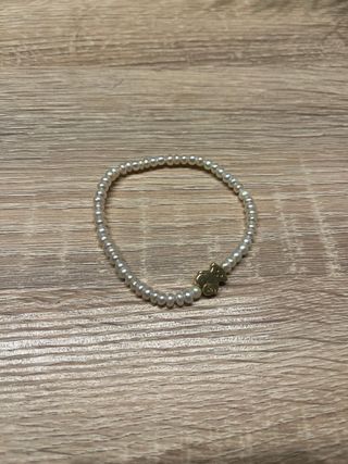 Pulsera Tous Oso Oro 18kts Perlas Cultivadas