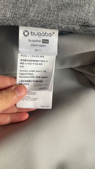 Capota Bugaboo Fox Gris