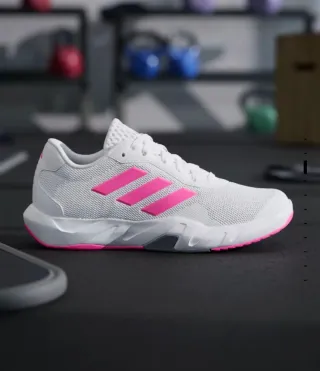 Zapatillas Adidas Entrenamiento Mujer Blanco/Rosa