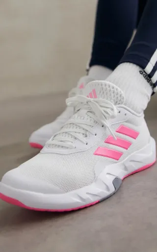 Zapatillas Adidas Entrenamiento Mujer Blanco/Rosa