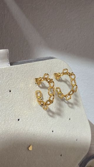 Pendientes Tous Aro Cadena Oro