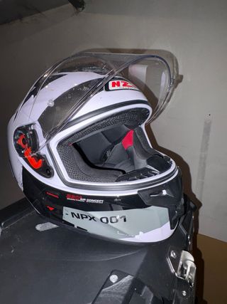 Casco NZI Talla S Blanco/Negro