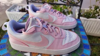 Zapatillas Nike Court Borough Mujer Rosa/Blanco