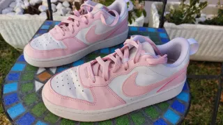 Zapatillas Nike Court Borough Mujer Rosa/Blanco