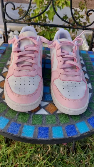 Zapatillas Nike Court Borough Mujer Rosa/Blanco